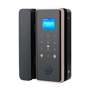 K808 fingerprint glass door lock